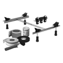 Schallschutz-Montageset mit Dichtband MEPA WSuni 3S+