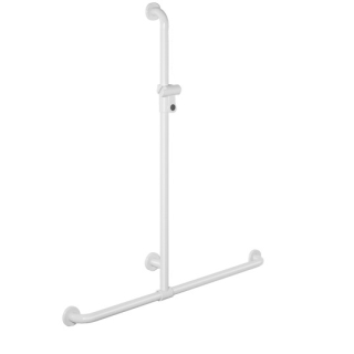 Duschhandlauf HEWI 477/801 118,4 cm, H 110 cm, D 33 mm