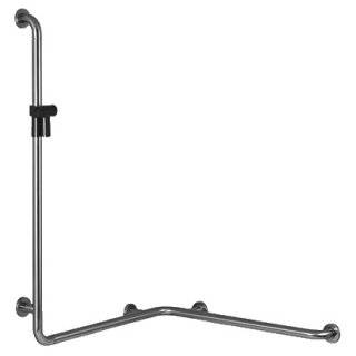 Duschhandlauf HEWI 805 CLASSIC 76,2 x 76,2 cm, H 125 cm