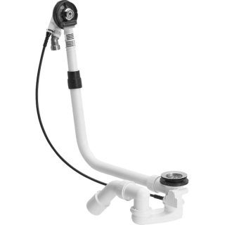 Ab- und Ueberlaufgarnitur DUO 4, mit Mischwasserzulauf