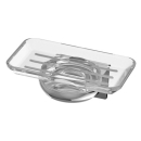 Seifenhalter Prima Klarglasschale, zum Kleben