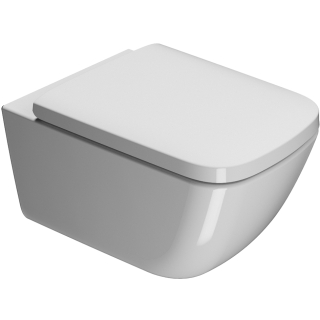 Wand-WC Tiefspüler Optima X 545x370mm, spülrandl., weiss CATAgl+