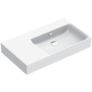 Aufsatzbecken GREEN LUX 600x380mm, o.HL, o.ÜL, weiss m. CATAgl+