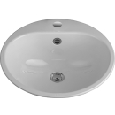 Einbaubecken Rund EW 3 D 475 mm, weiss