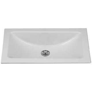 Einbaubecken Rechteck EB.R800 800x450 mm, weiss