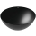 Aufsatzschale rund D 450 mm, schwarz matt