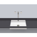 Unterbaubecken Rechteck UB.ME500 504x379 mm, weiss