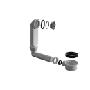 Überlauf/Ablaufschaft Garnitur B Kunststoff weiss,...