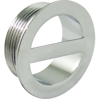 Überlaufrosette Rund, chrom