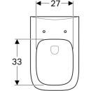 T-WC Renova Nr. 1 Plan, spülrandlos 4,5/6 l, wandh....