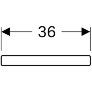 572110 WC-Sitz mit Deckel Geberit RENOVA PLAN, weiss, Scharniere Metall