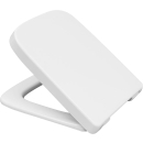 WC-Sitz mit Deckel MAKIRA weiss, Scharniere B0302Y Edelstahl