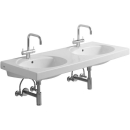 Doppelwaschtisch PRECIOSA 130x55 cm, weiss