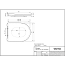 WC-Sitz mit Deckel GP rund, weiss, abnehmbar