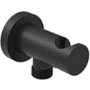 Wandanschlussbogen Optima X schwarz matt, rund