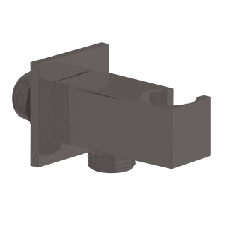 Wandanschlussbogen Optima X schwarz matt, eckig