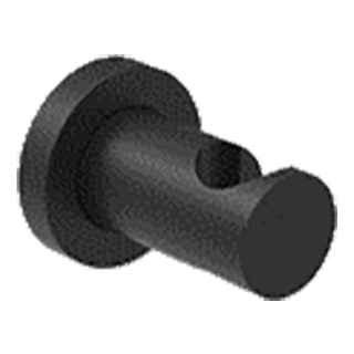 Wandbrausehalter Optima X schwarz matt, rund