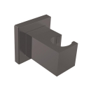 Wandbrausehalter Optima X schwarz matt, eckig