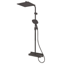 Armaturen-Brausegarnitur-Duschsystem schwarz matt,...