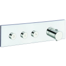 Sichtteil Thermostat Optima X 2 3 Verbraucher, chrom