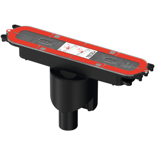 Duschrinnen-Ablaufsifon Optima X Abg. D 50 mm senkrecht