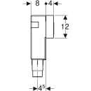 151125001 Wandeinbaukasten Geberit für Waschtisch...