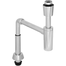 Waschtisch Tassensifon verchromt, 5/4ÜM, Abgang D 40 mm