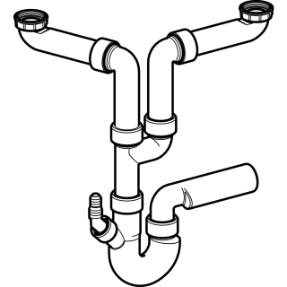 CH Spültischgarnitur grau, 6/4-56 2 teilig, 152804061
