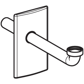 115416211 Sichtteil UP-Sifon Geberit chrom, für Waschtischelement mit