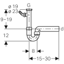 Spültisch Röhrensifon 6/4ÜM, Abgang D 50...