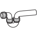 Geberit Sifon 152045 Einlauf und Auslauf waagrecht 50/56mm