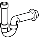 Fertigablauf 40 mm, PP weiss