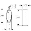 Geberit Sifon 152768 für Aufputz Wasch- und...