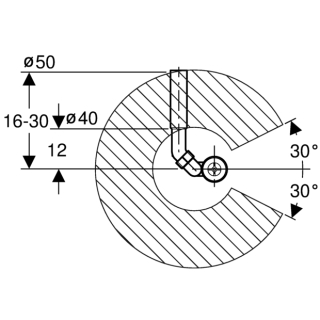 Geberit Fertigablauf 150058 o. Überlauf für Brausetassen 40x50mm
