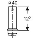 Standrohr zu 150058 chrom 352348211