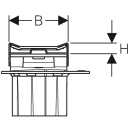 Geberit Duschrinne Cleanline 20, L=90cm Edelstahl...