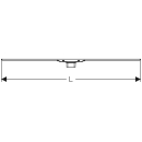 154.453 Duschrinne CLEANLINE20 L300-1600xB43xH8 mm, Ed....