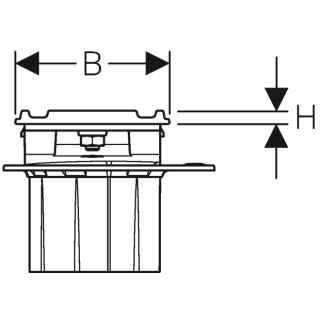 Geberit Duschrinne CleanLine 60, Mosaik Edelstahl geb., L=130cm 154459
