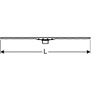 154.441 Duschrinne CLEANLINE80 L 300 - 1300 mm, schwarz...