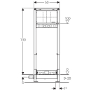 UP Montageelement Dusche DUOFIX Abgang PE D 50 mm,...