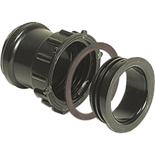 Zulaufstutzen ABS, mit Dichtung und Gewindering