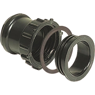 Zulaufstutzen ABS, mit Dichtung und Gewindering