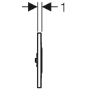 Urinalsteuerung HYTRONIC NT SIGMA10 weiss/chrom