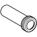 PE Manschette für Wand-WC D 45 mm, mit Lippendichtung