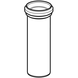 WC-Ablaufstutzen PP weiss, D 110 mm