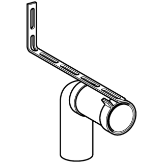 Ablaufanschluss-Set 90° PP weiss, für Stand-WC