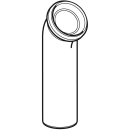 WC-Ablaufbogen 45° PP weiss, D 110 mm