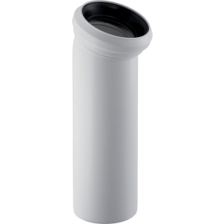 WC-Ablaufbogen 22.5° PP weiss, D 110 mm