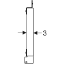 244.827 DUOFIX Wand-WC-Montageplatte mit...