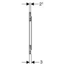 Montageplatte Geberit DUOFIX 50x65 cm, Holz, mit...